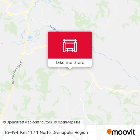 Br-494, Km 117,1 Norte map