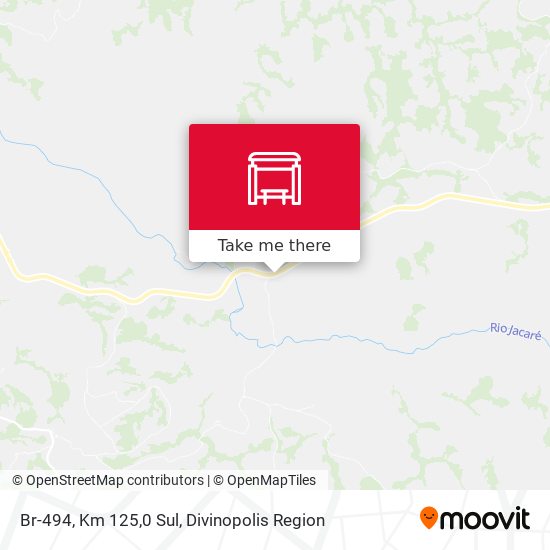 Br-494, Km 125,0 Sul map
