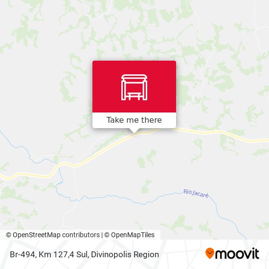 Br-494, Km 127,4 Sul map