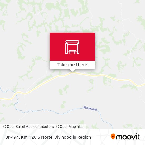 Br-494, Km 128,5 Norte map