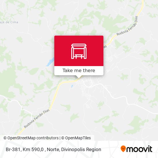 Br-381, Km 590,0 , Norte map