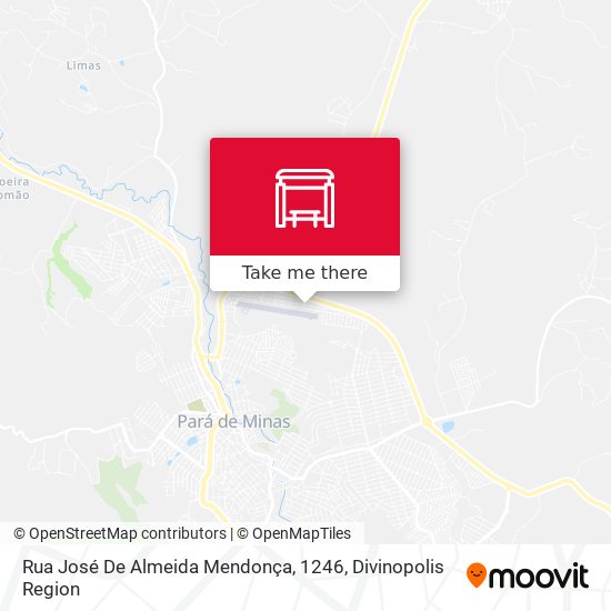 Rua José De Almeida Mendonça, 1246 map