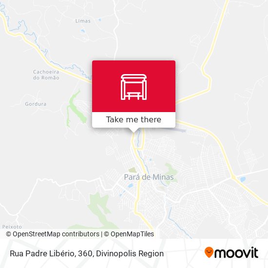 Mapa Rua Padre Libério, 360