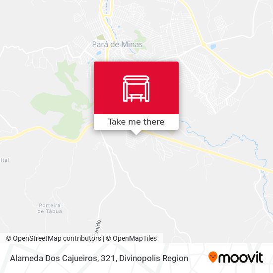 Alameda Dos Cajueiros, 321 map