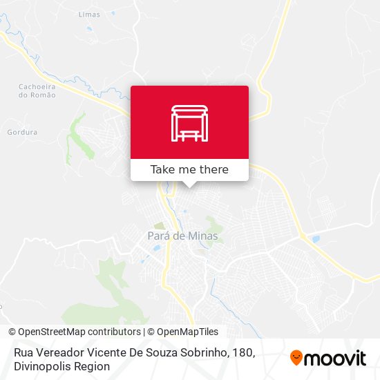 Rua Vereador Vicente De Souza Sobrinho, 180 map