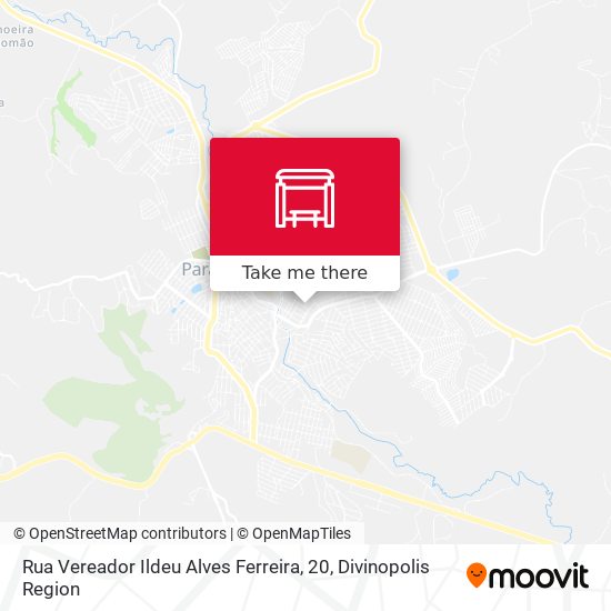 Rua Vereador Ildeu Alves Ferreira, 20 map
