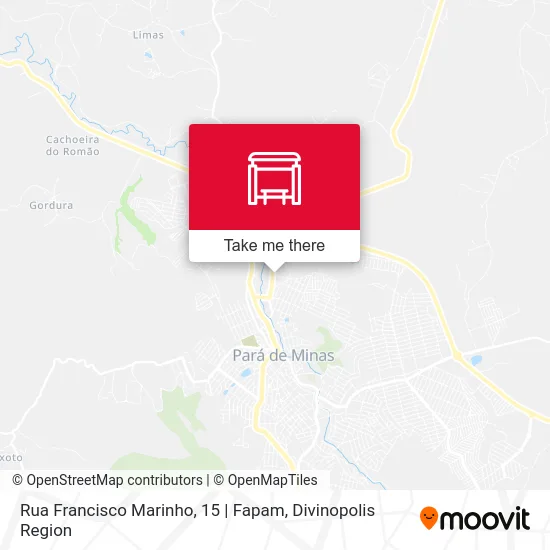 Rua Francisco Marinho, 15 | Fapam map