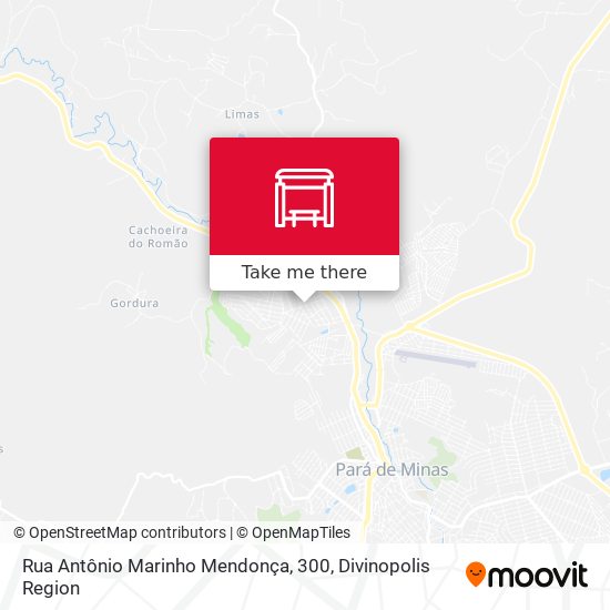 Mapa Rua Antônio Marinho Mendonça, 300