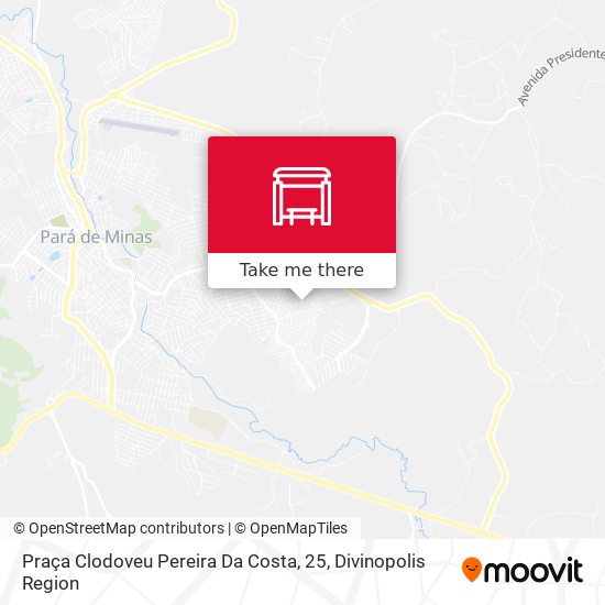 Praça Clodoveu Pereira Da Costa, 25 map
