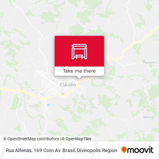 Rua Alfenas, 169 Com Av. Brasil map