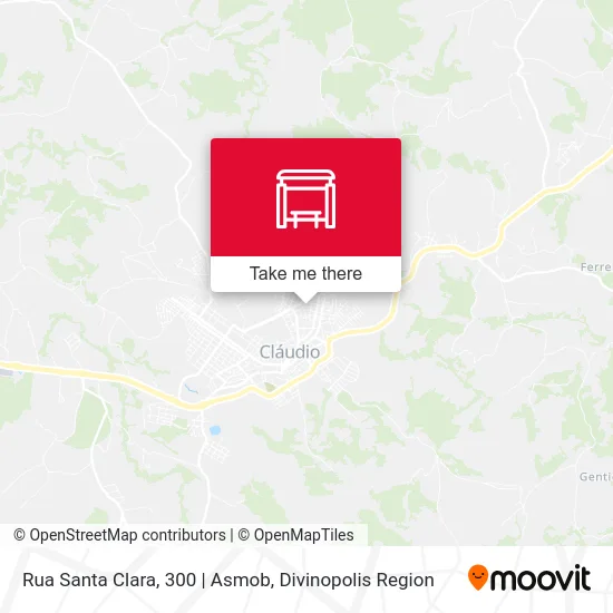 Rua Santa Clara, 300 | Asmob map