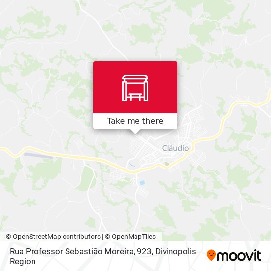 Mapa Rua Professor Sebastião Moreira, 923