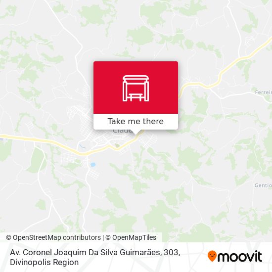 Mapa Av. Coronel Joaquim Da Silva Guimarães, 303