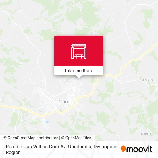 Rua Rio Das Velhas Com Av. Uberlândia map