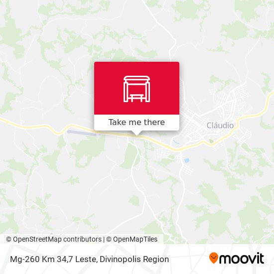 Mg-260 Km 34,7 Leste map