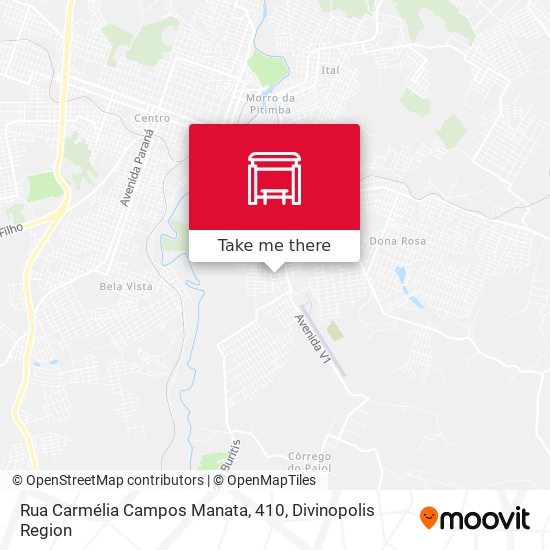 Mapa Rua Carmélia Campos Manata, 410