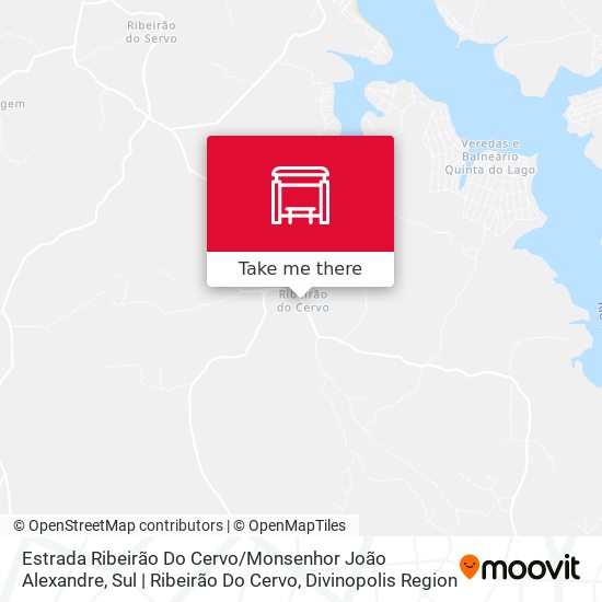 Estrada Ribeirão Do Cervo / Monsenhor João Alexandre, Sul | Ribeirão Do Cervo map