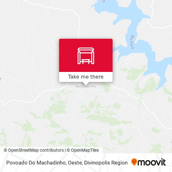 Povoado Do Machadinho, Oeste map