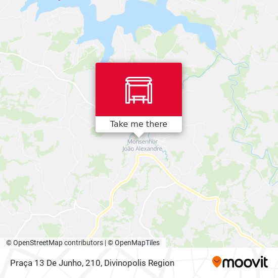 Praça 13 De Junho, 210 map