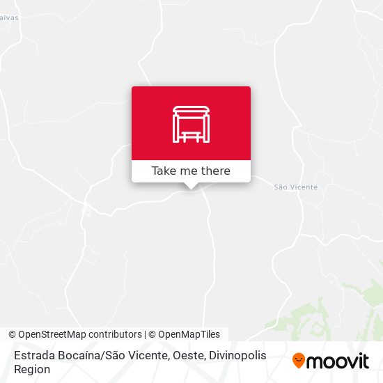 Estrada Bocaína / São Vicente, Oeste map