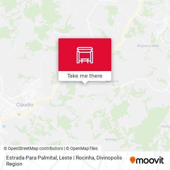 Estrada Para Palmital, Leste | Rocinha map