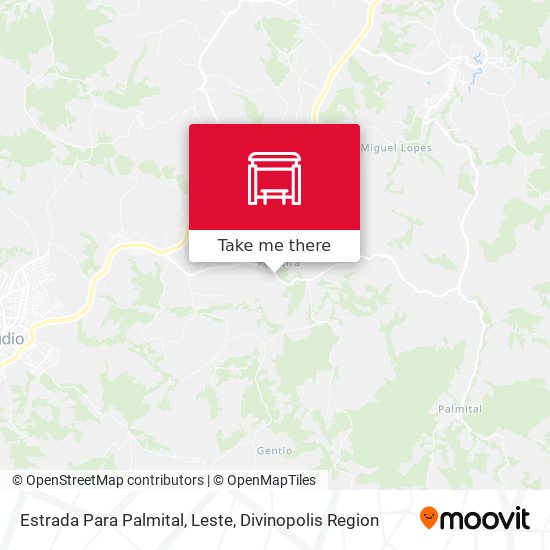 Estrada Para Palmital, Leste map