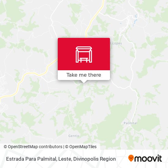 Estrada Para Palmital, Leste map
