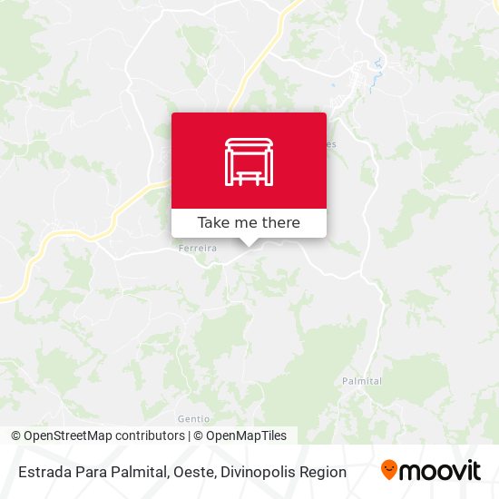 Estrada Para Palmital, Oeste map