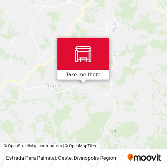 Estrada Para Palmital, Oeste map