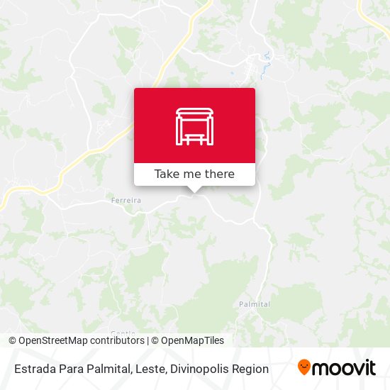 Estrada Para Palmital, Leste map