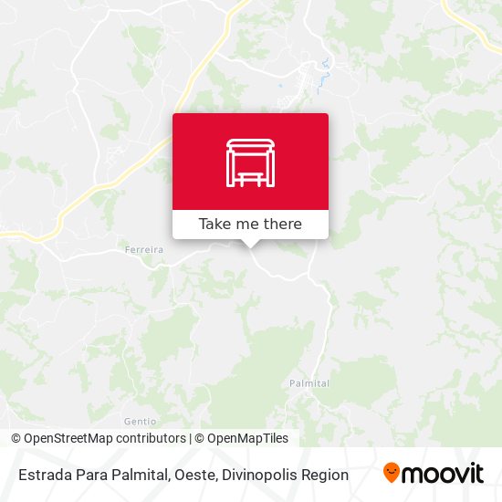Estrada Para Palmital, Oeste map
