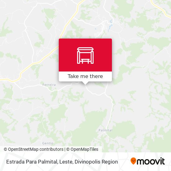 Estrada Para Palmital, Leste map
