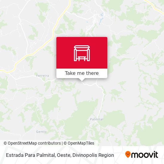 Estrada Para Palmital, Oeste map
