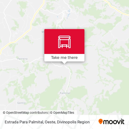 Estrada Para Palmital, Oeste map