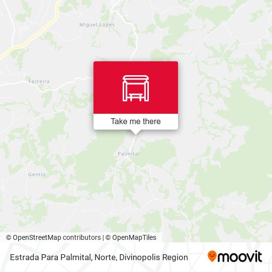 Estrada Para Palmital, Norte map