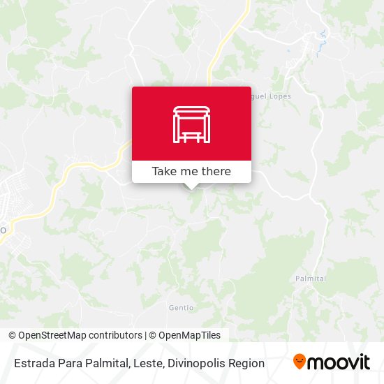 Estrada Para Palmital, Leste map