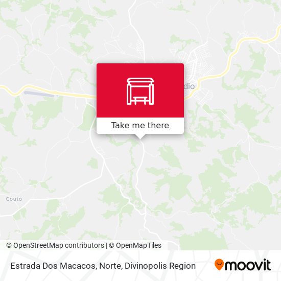 Estrada Dos Macacos, Norte map