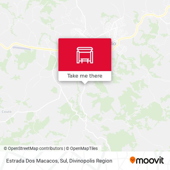 Estrada Dos Macacos, Sul map
