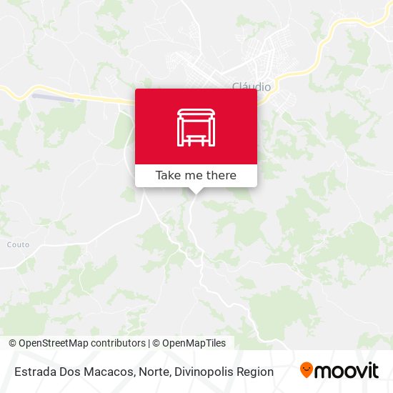 Estrada Dos Macacos, Norte map