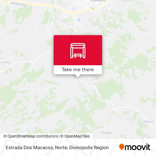 Estrada Dos Macacos, Norte map