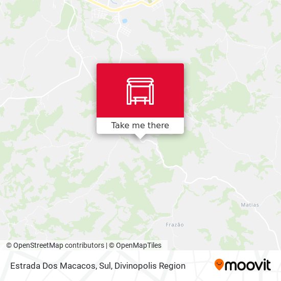 Estrada Dos Macacos, Sul map