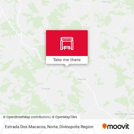 Estrada Dos Macacos, Norte map