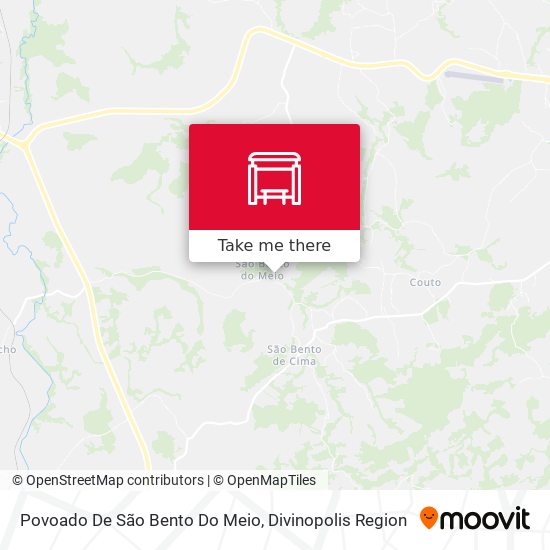 Povoado De São Bento Do Meio map
