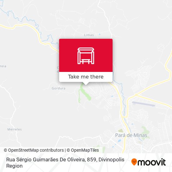 Rua Sérgio Guimarães De Oliveira, 859 map