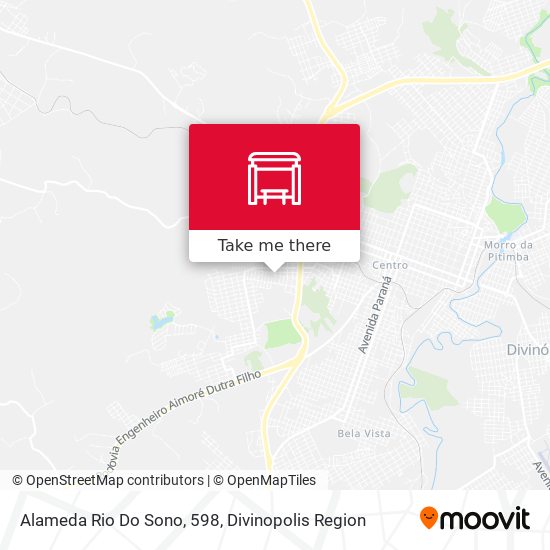 Alameda Rio Do Sono, 598 map