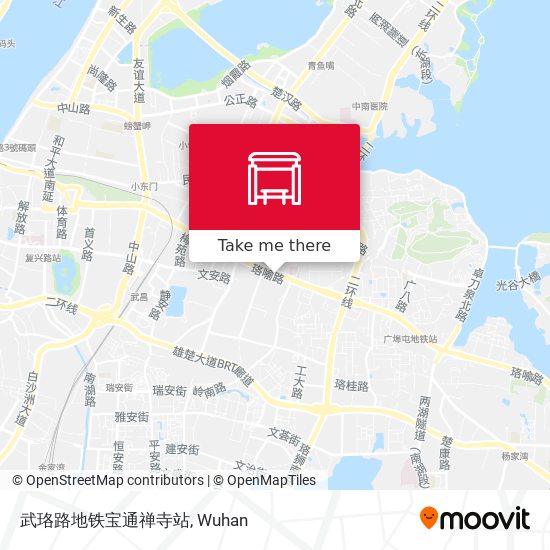 武珞路地铁宝通禅寺站 map