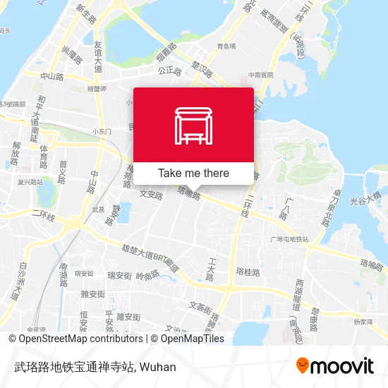 武珞路地铁宝通禅寺站 map
