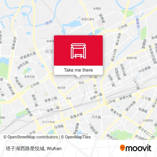 塔子湖西路星悦城 map