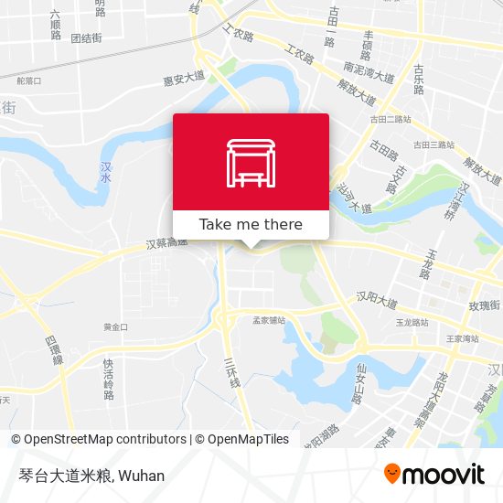 琴台大道米粮 map