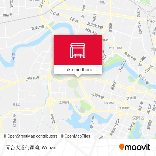 琴台大道何家湾 map